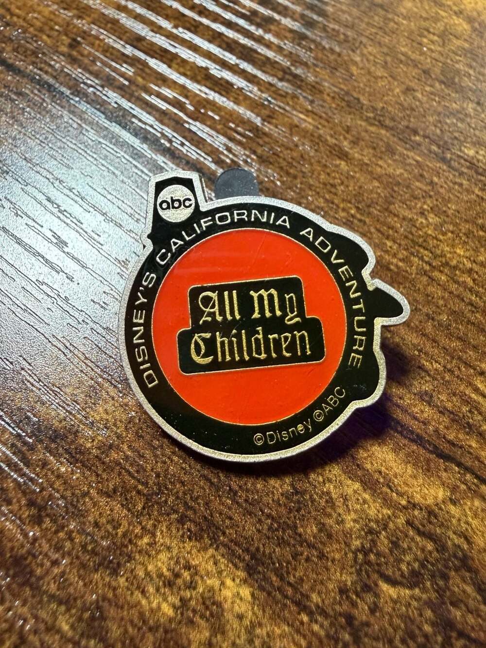 Disney California Adventure ABC Soap Opera Bistro All My Children Pin